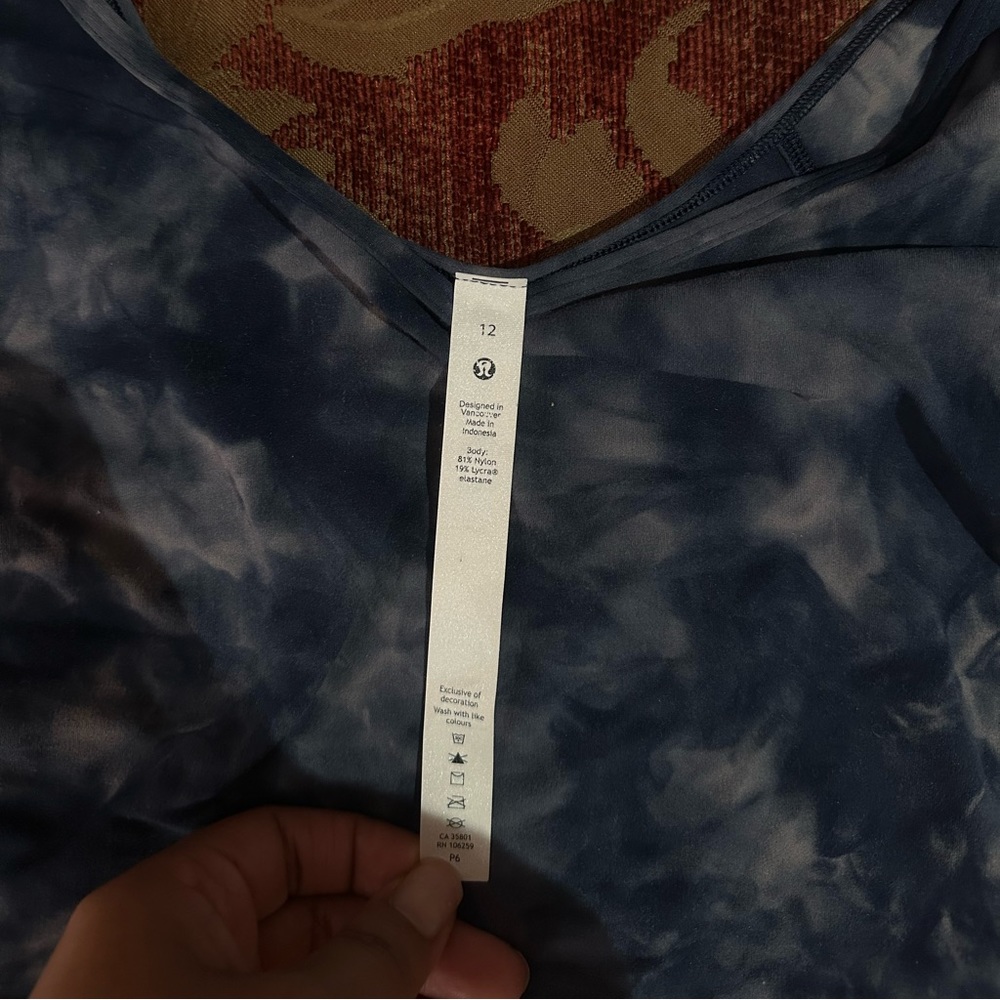 Blue diamond dye align short sleeve shirt